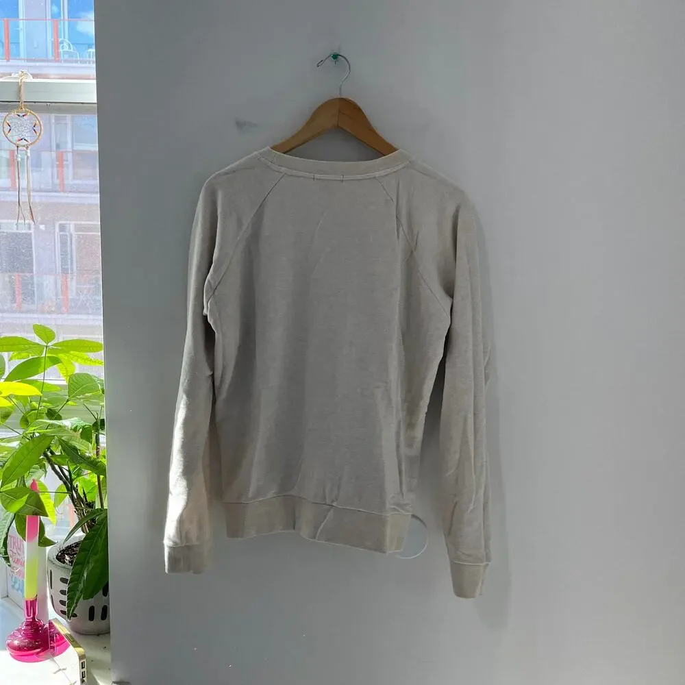 J. Crew Tan Wool Front Sweater Size Medium